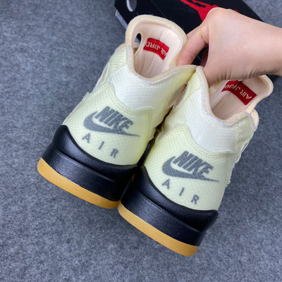 Off-White x Air Jordan 5 SP 'Sail'