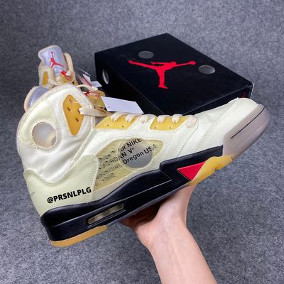 Off-White x Air Jordan 5 SP « Voile » 