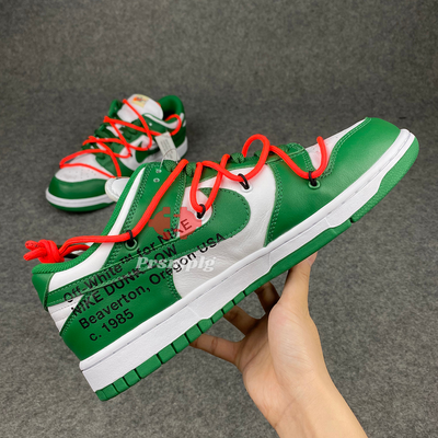 Off-White x Dunk Low 'Pine Green'