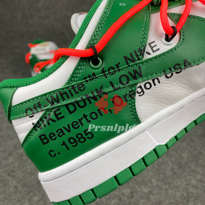 Off-White x Dunk Low 'Pine Green'