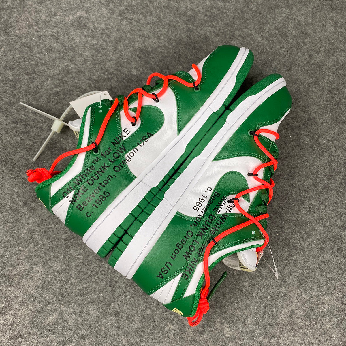 Off-White x Dunk Low 'Pine Green'