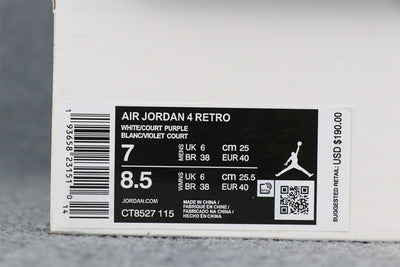 Air Jordan 4 Retro 'Violet Métallique'