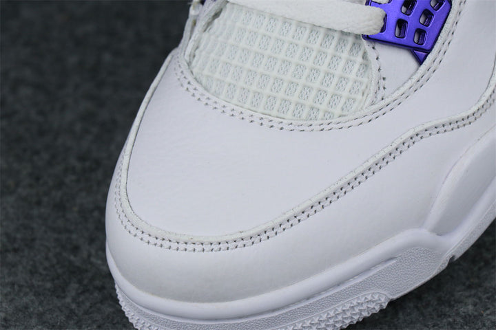 purple metallic jordan retro 4