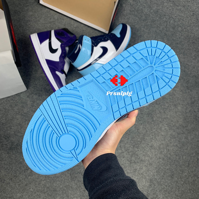 Femme Air Jordan 1 Retro High OG 'Blue Chill' 