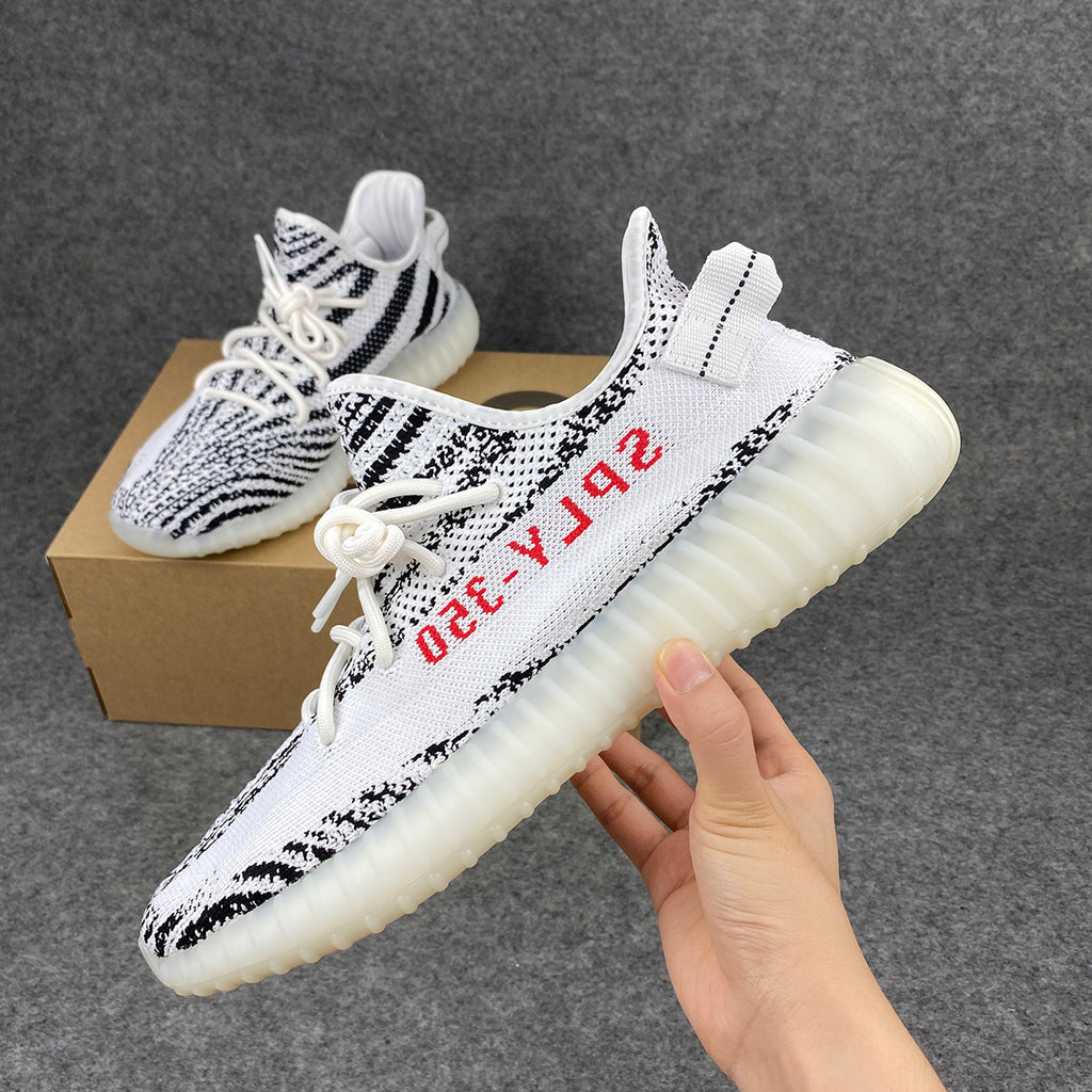 Tenis yeezy boost discount zebra