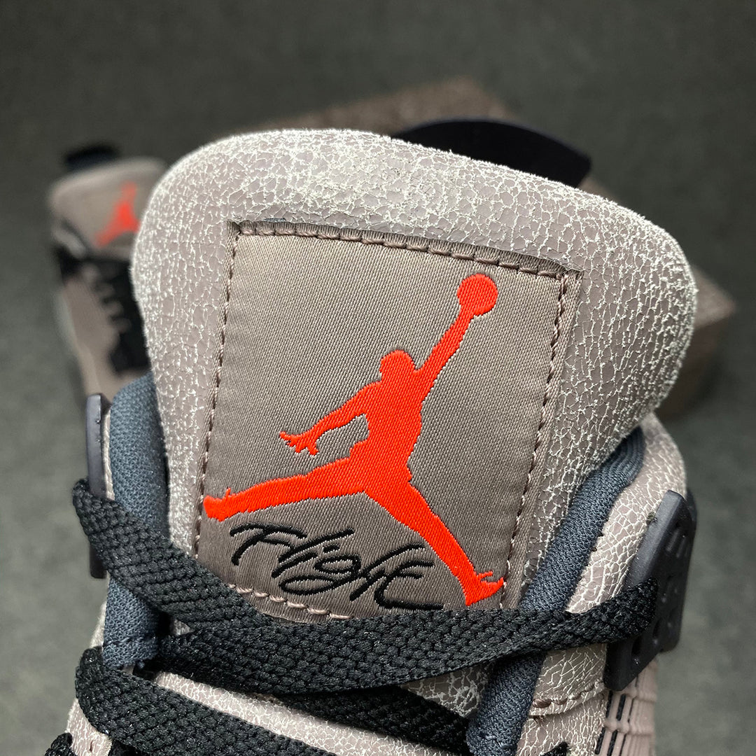 jordan 4 taupe haze fake vs real