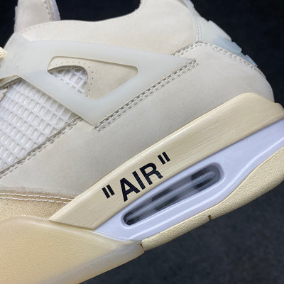 Off-White x Air Jordan 4 SP 'Sail'