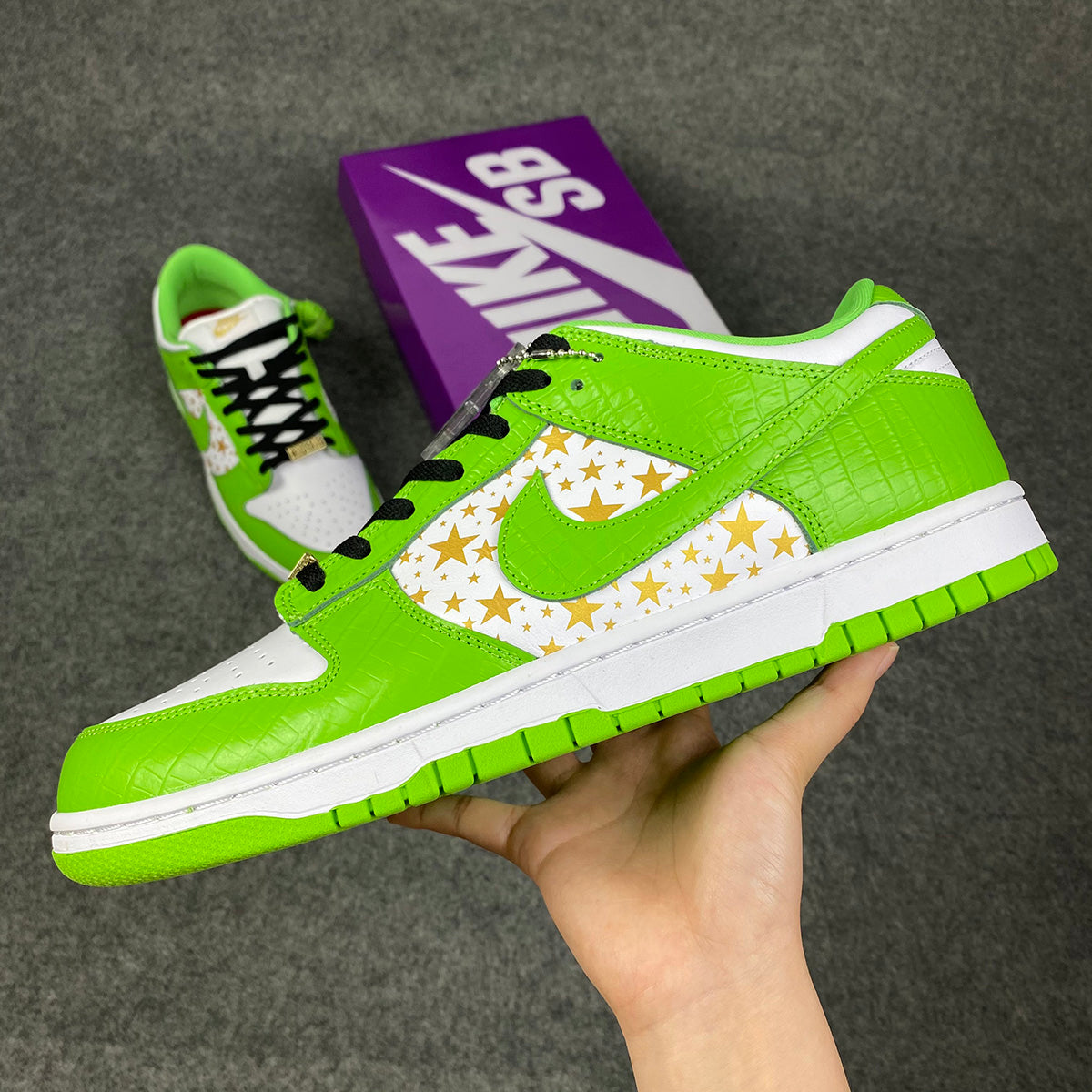 Supreme x Dunk Low OG SB QS « Vert Mean »