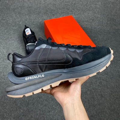 Sacai x VaporWaffle 'Black Gum'