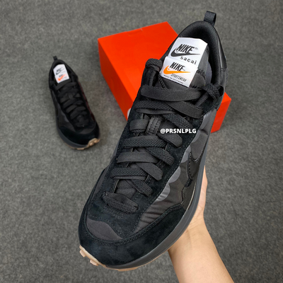Sacai x VaporWaffle 'Black Gum'