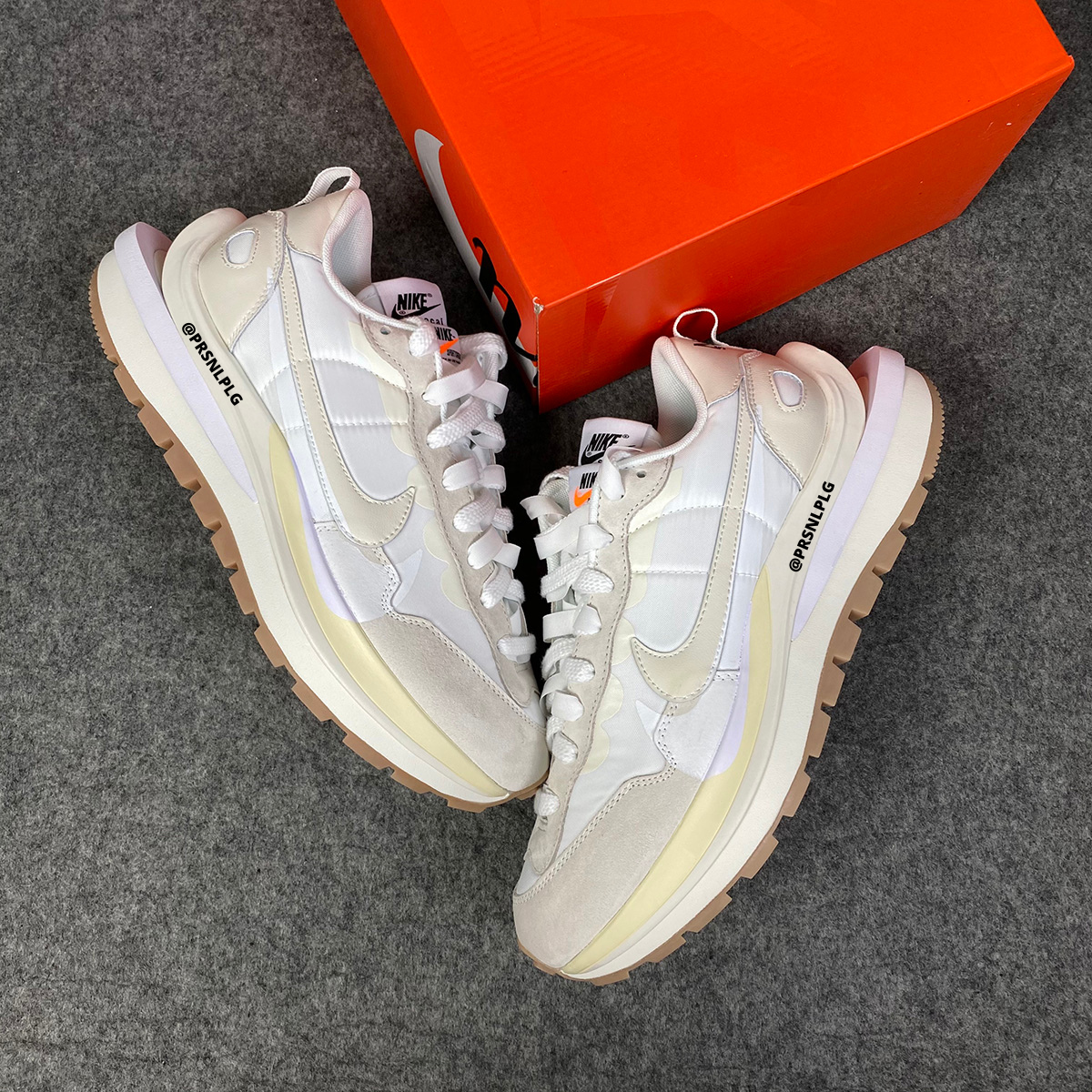 Sacai x VaporWaffle 'Sail Gum'