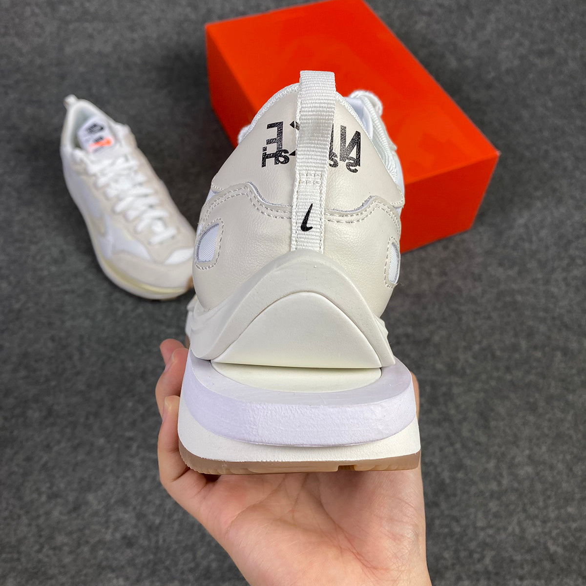 Sacai x VaporWaffle 'Sail Gum'