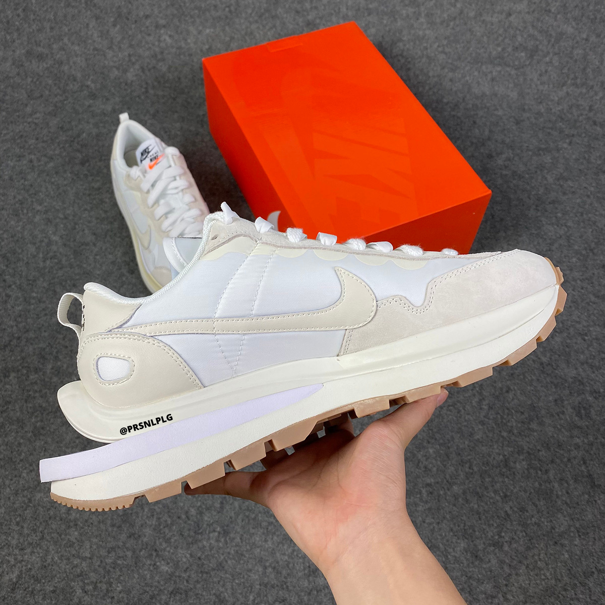 Sacai x VaporWaffle 'Sail Gum'