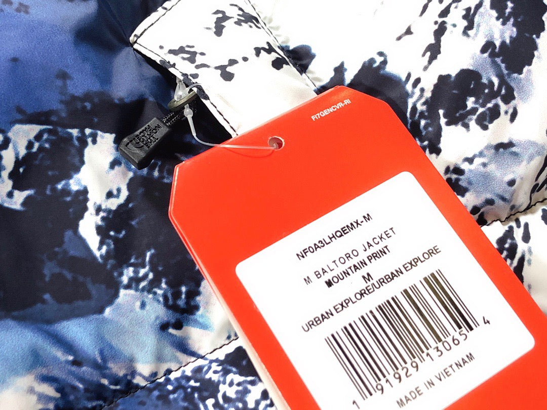 Veste Supreme x The North Face Mountain Baltoro 'Bleu/Blanc'