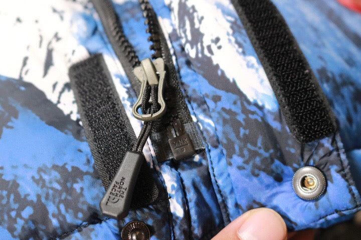 Veste Supreme x The North Face Mountain Baltoro 'Bleu/Blanc'
