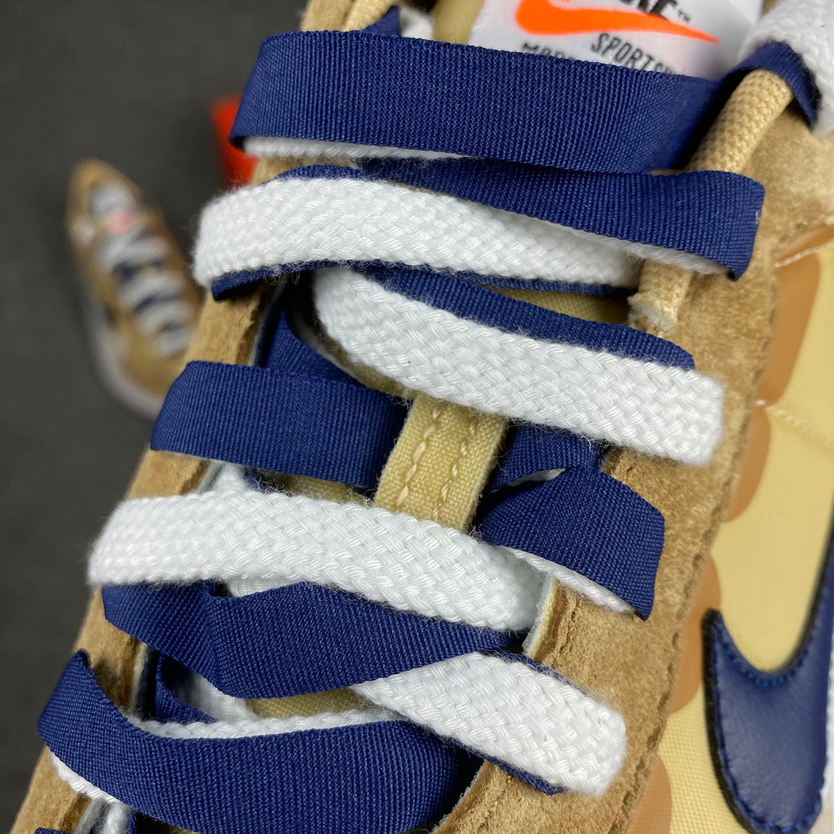 Sacai x VaporWaffle 'Sesame Blue Void' 