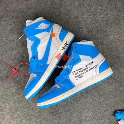 Off-White x Air Jordan 1 Retro High OG 'UNC'