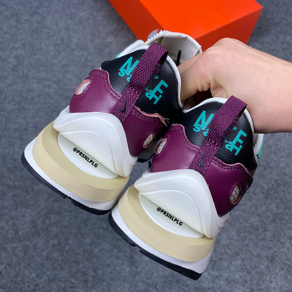 sacai x VaporWaffle SP 'Villain Rouge'