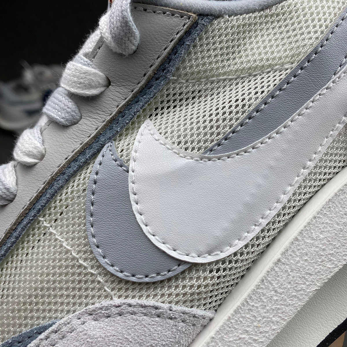 Sacai x LDWaffle 'Summit White'