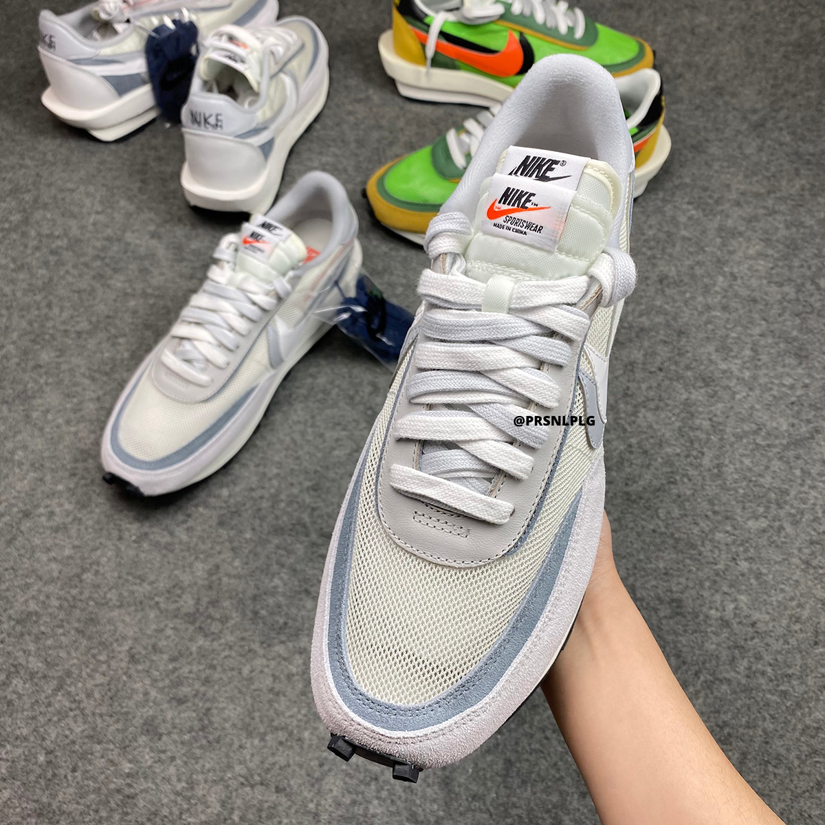 Sacai x LDWaffle 'Summit White'