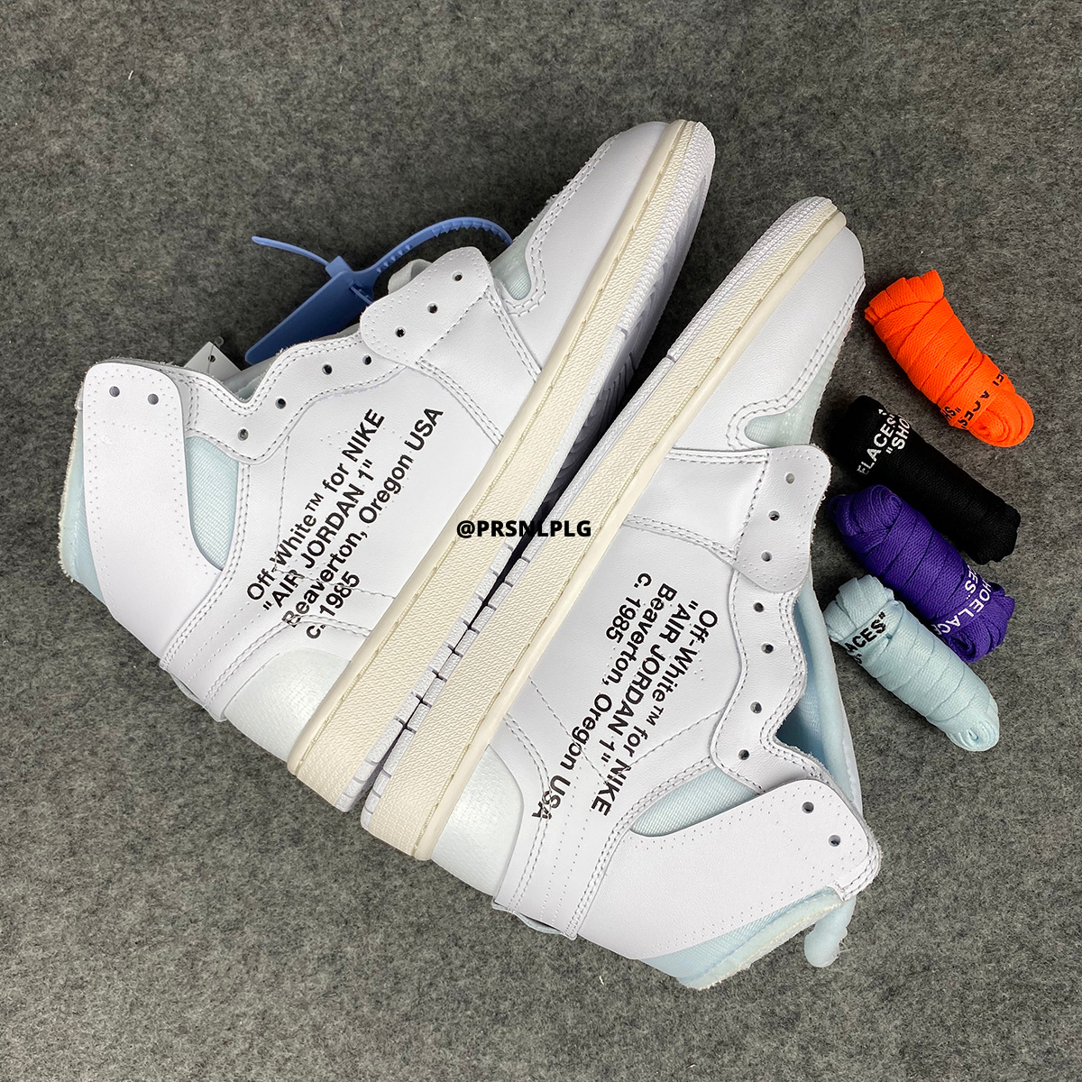 Off-White x Air Jordan 1 Retro High OG 'White' 2018