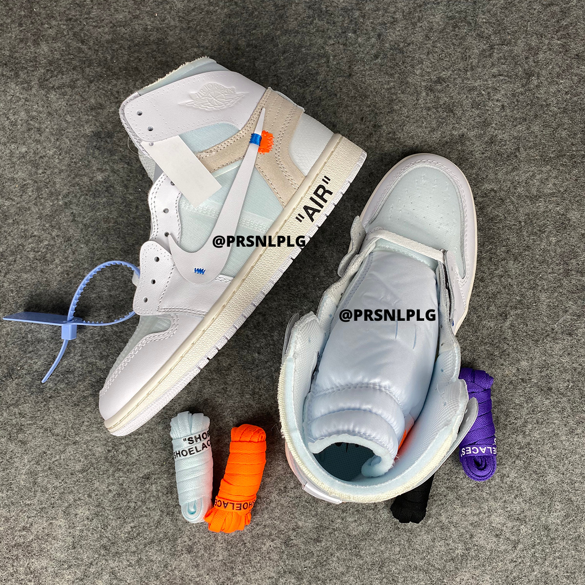 Off-White x Air Jordan 1 Retro High OG 'Blanc' 2018