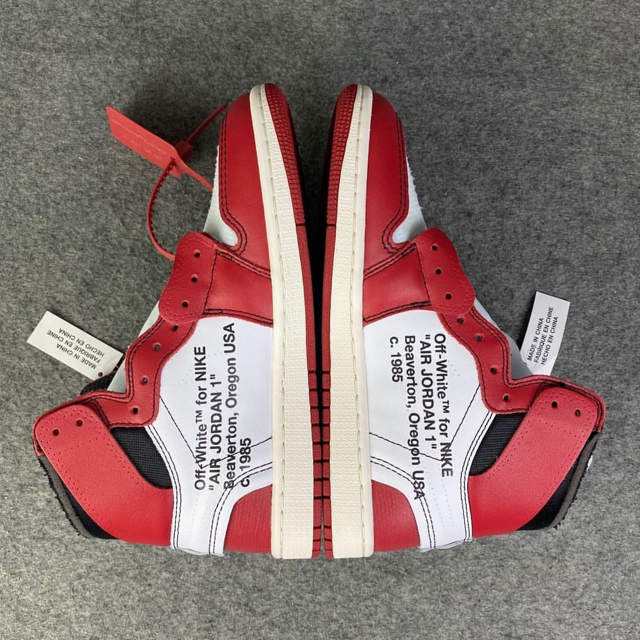 Off - White x Air Jordan 1 Retro High Chicago - sac a dos jordan olive neuf