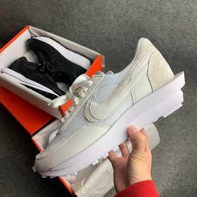 Sacai x LDWaffle 'White Nylon'