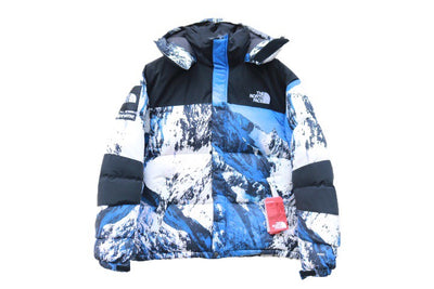 Veste Supreme x The North Face Mountain Baltoro 'Bleu/Blanc'
